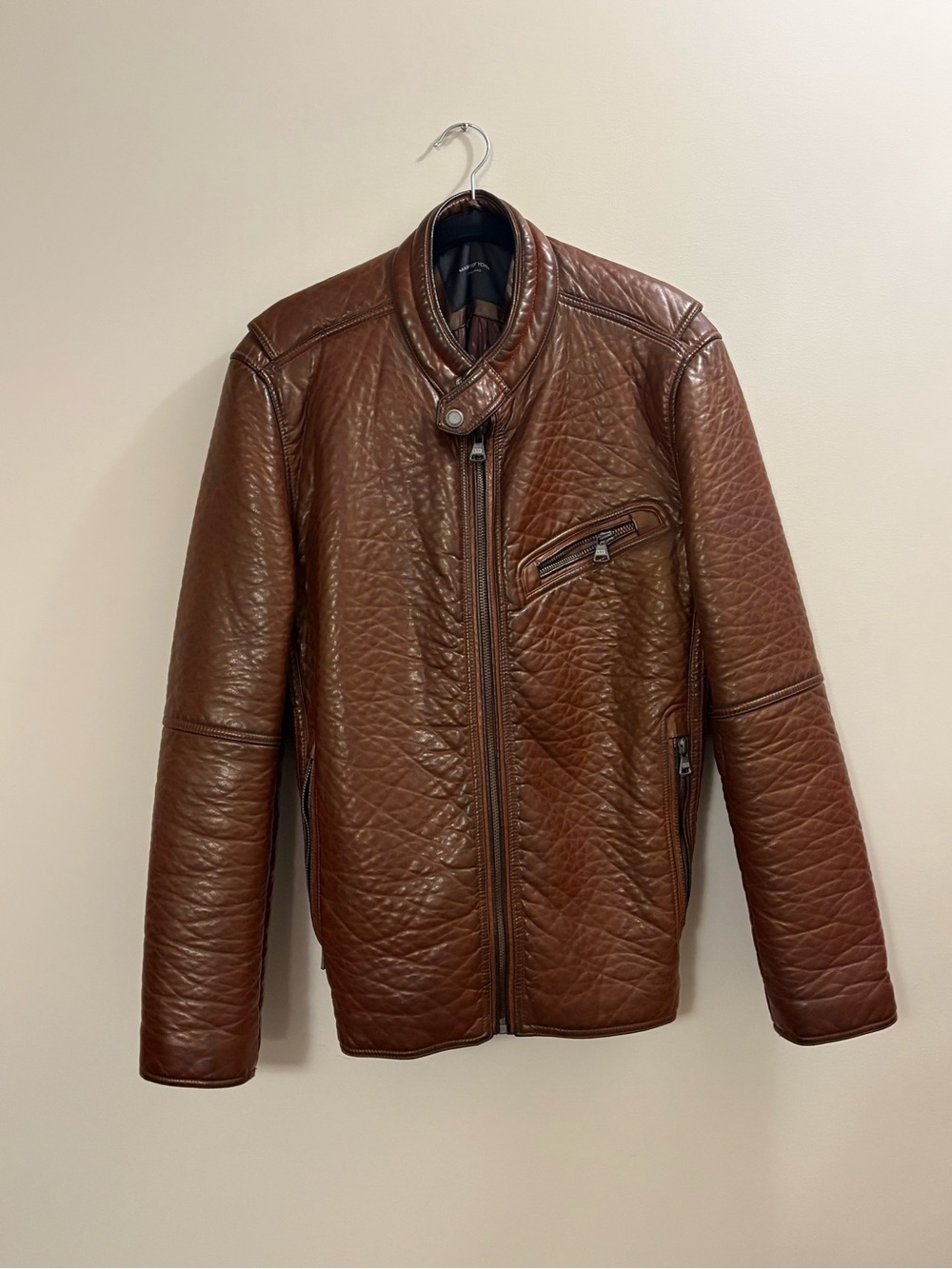 Men's Brown Leather Jacket